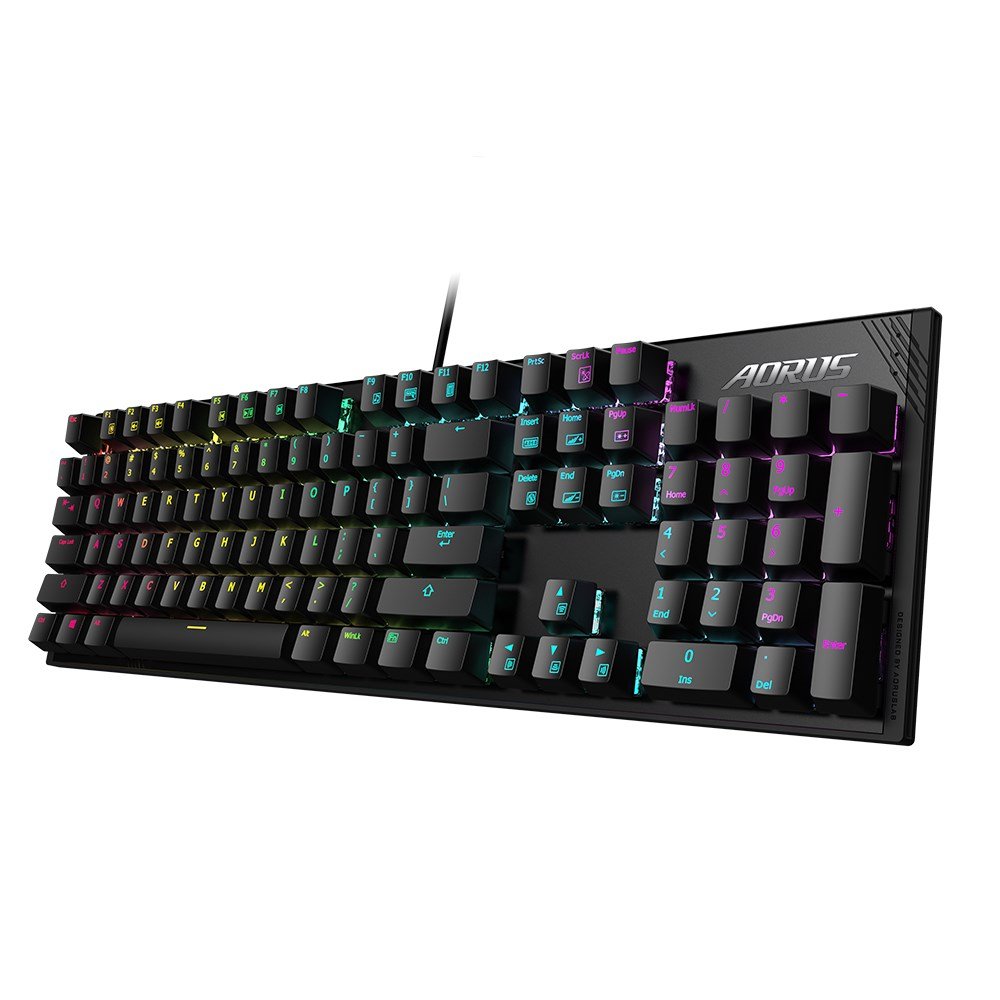 Gigabyte AORUS K1 RGB Mechanical Gaming Keyboard - Cherry MX Red