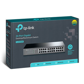 TP-Link TL-SG1024D 24 Port Gigabit Desktop / Rackmount Switch - Metal Housing