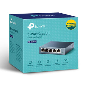 TP-Link TL-SG105 5 Port Gigabit Desktop Switch - Metal Housing